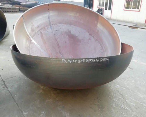 চাপ জাহাজ গোলাকার মুকুট মাথা ইস্পাত বড় ব্যাসার্ধ উপবৃত্তাকার মাথা