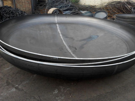 সমতল ASME ডিশড হেড মাত্রা নিকেল খাদ 500mm ব্যাসার্ধ