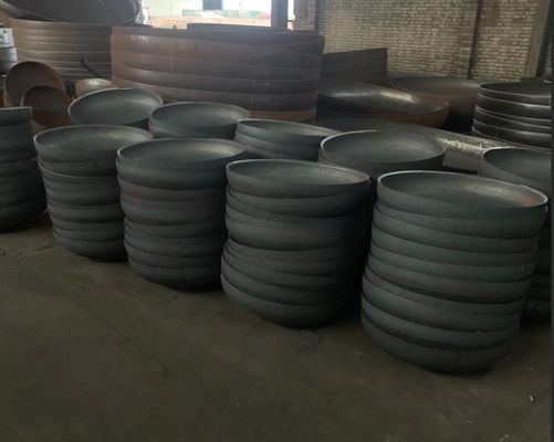 সমতল ASME ডিশড হেড মাত্রা নিকেল খাদ 500mm ব্যাসার্ধ