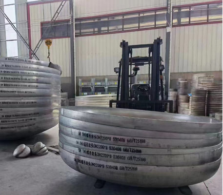 OEM স্টেইনলেস স্টীল পাইপ শেষ ক্যাপ 25mm - 5000mm মাত্রা BIS