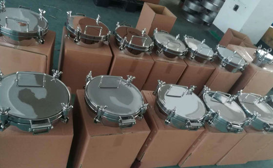 জল ট্যাংক চাপ জাহাজ ডিশ শেষ ক্যাপ 16mm বেধ স্টেইনলেস স্টীল