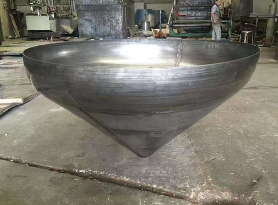কার্বন ইস্পাত শঙ্কু মাথা 6mm - 200mm বাইরের ব্যাসার্ধ সমতল নীচের মাথা