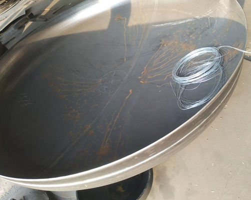 OEM চাপ জাহাজ মাথা স্টেইনলেস স্টীল সমতল তলযুক্ত ডিশ মাথা