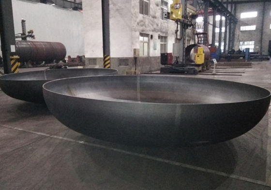 Q345R কার্বন ইস্পাত গোলার্ধীয় মাথা 1000mm ব্যাসার্ধের উপবৃত্তাকার মাথা