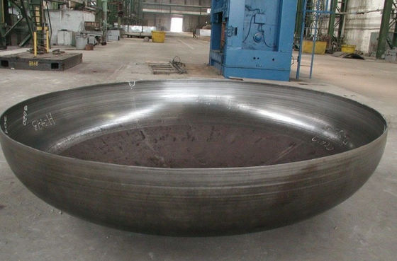কার্বন ইস্পাত এলিলিপসাইডাল ডিশ হেড 200mm ব্যাসার্ধ চাপ জাহাজের জন্য