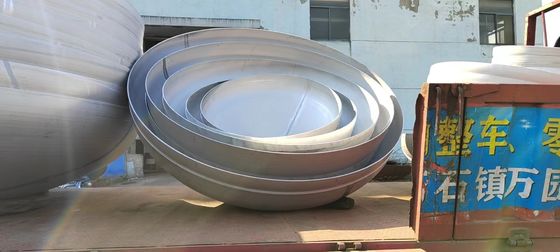 B16.9 Asme স্টেইনলেস স্টীল ডিশ হেডস ক্যাপস seamlessly ঝালাই